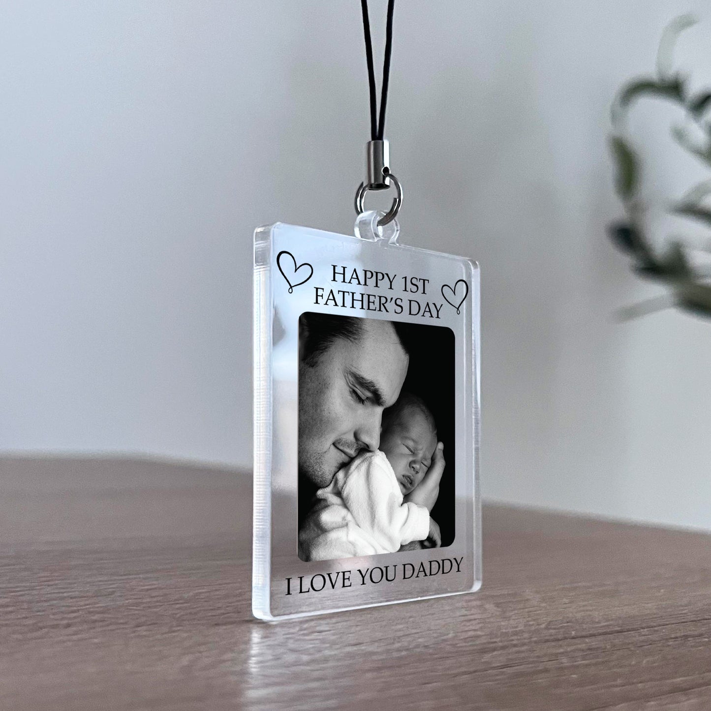PERSONALISED 1st Fathers Day Gift For New Dad KEYRING Gift