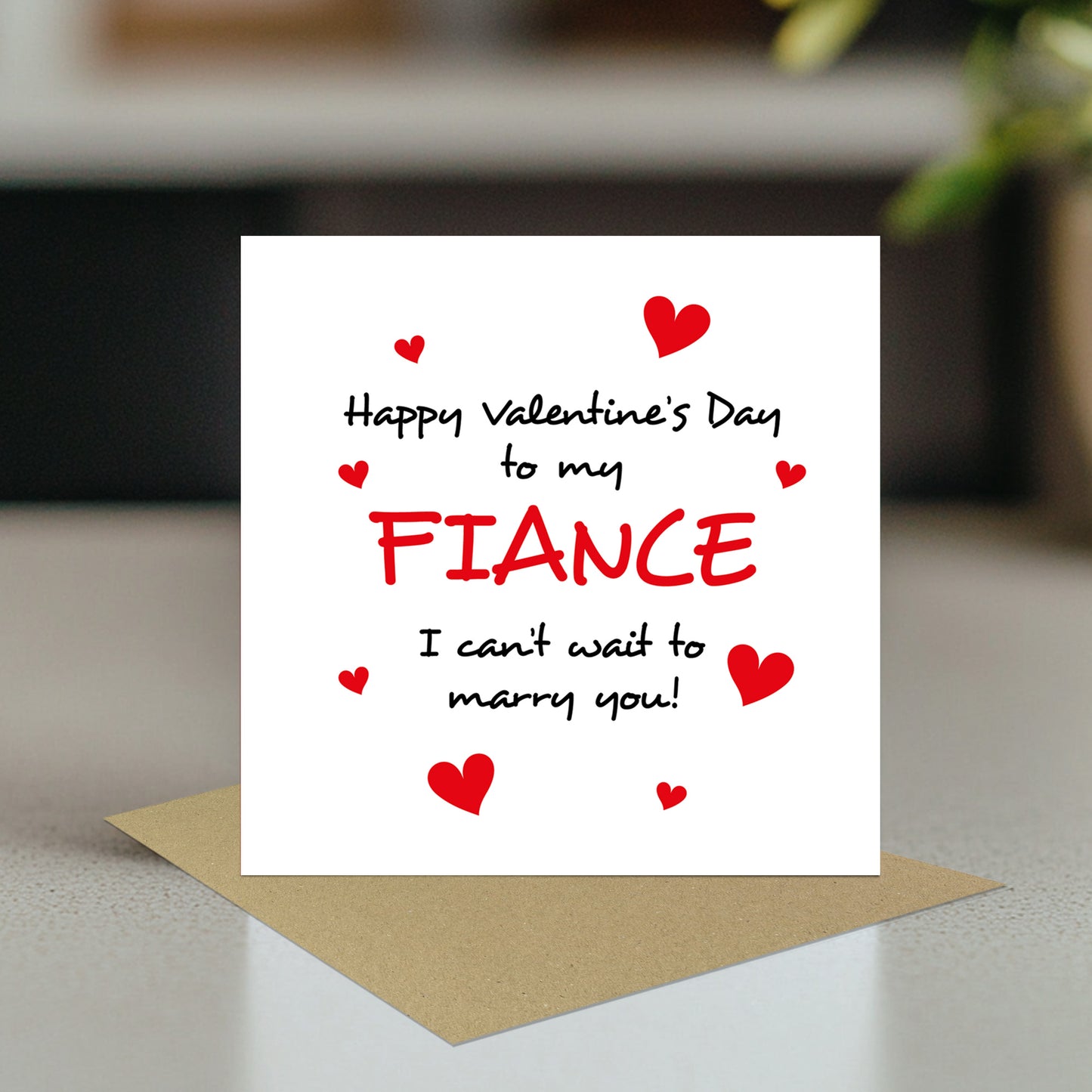 Fiance Valentines Card Valentine's Gifts For Him Fiance Card