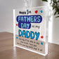 Cute 1st Fathers Day Gift For Dad Daddy Acrylic Block Present