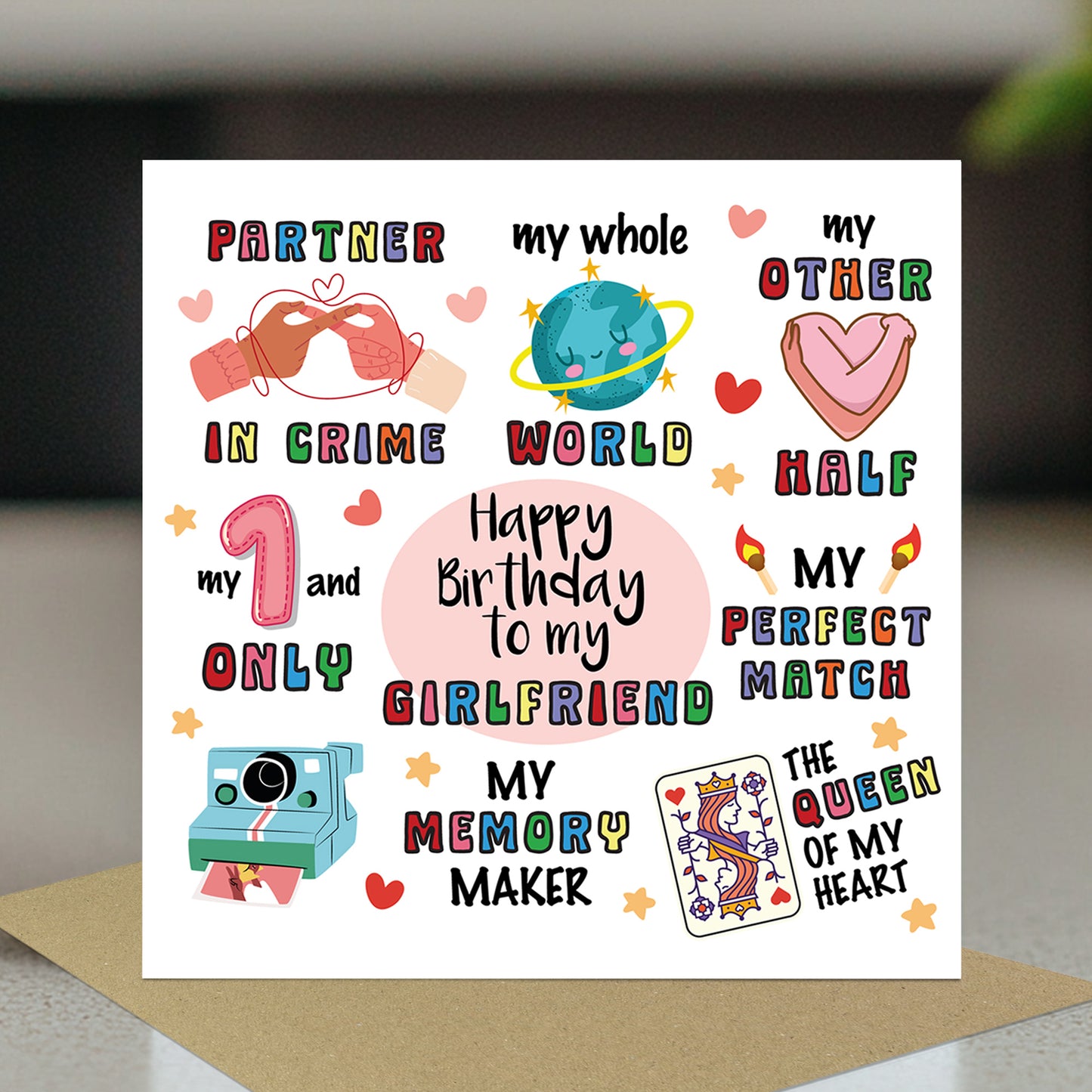 Birthday Card For Girlfriend Happy Birthday Card From Boyfriend