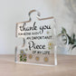 Novelty Thank You Gift For Colleague Friend Teacher Family