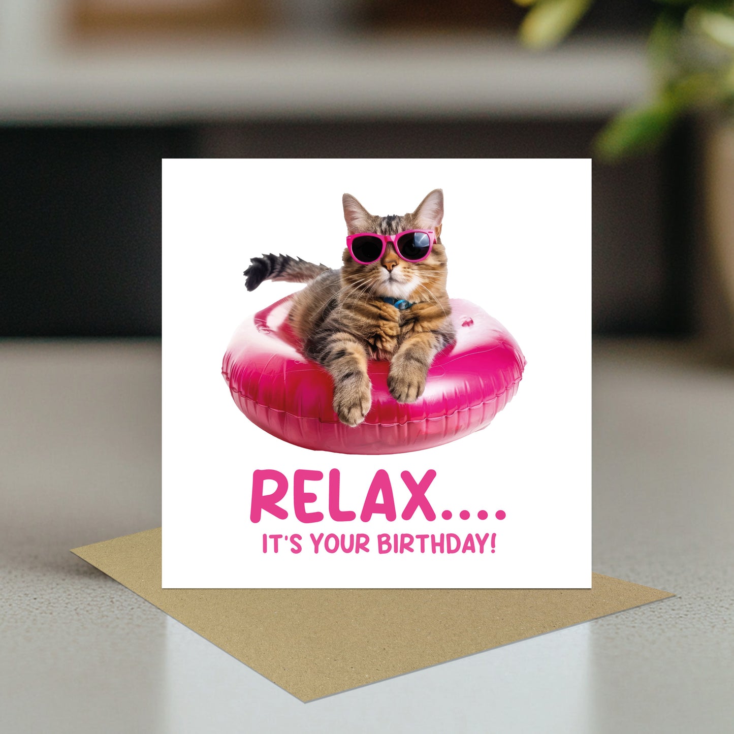 Birthday Card For Her Mum Female Girl Friend Colleague Funny Cat