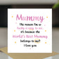 Birthday Card For Mummy BEST MUMMY Card From Daughter Son