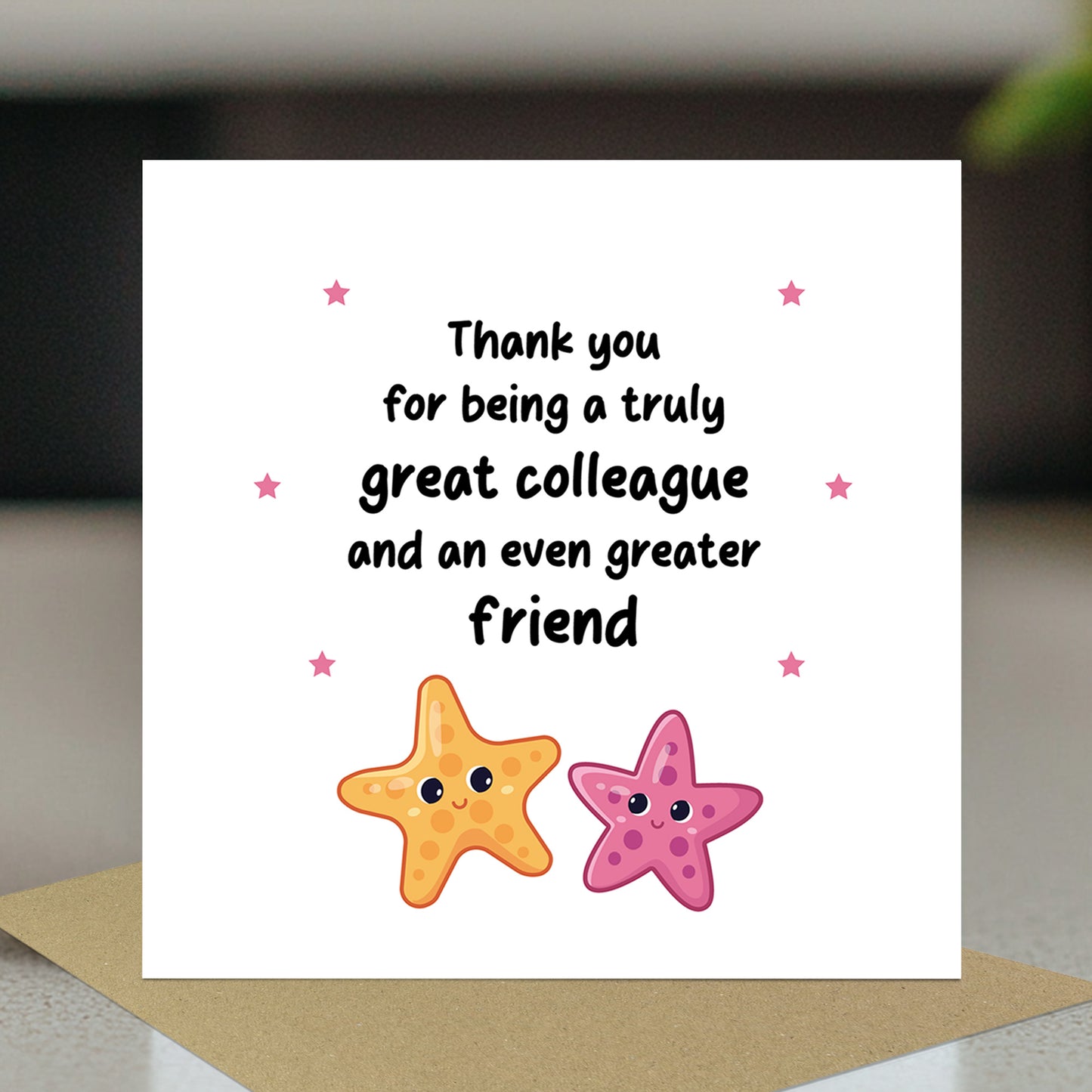 Colleague Card To Say Thank You Card For Great Colleague
