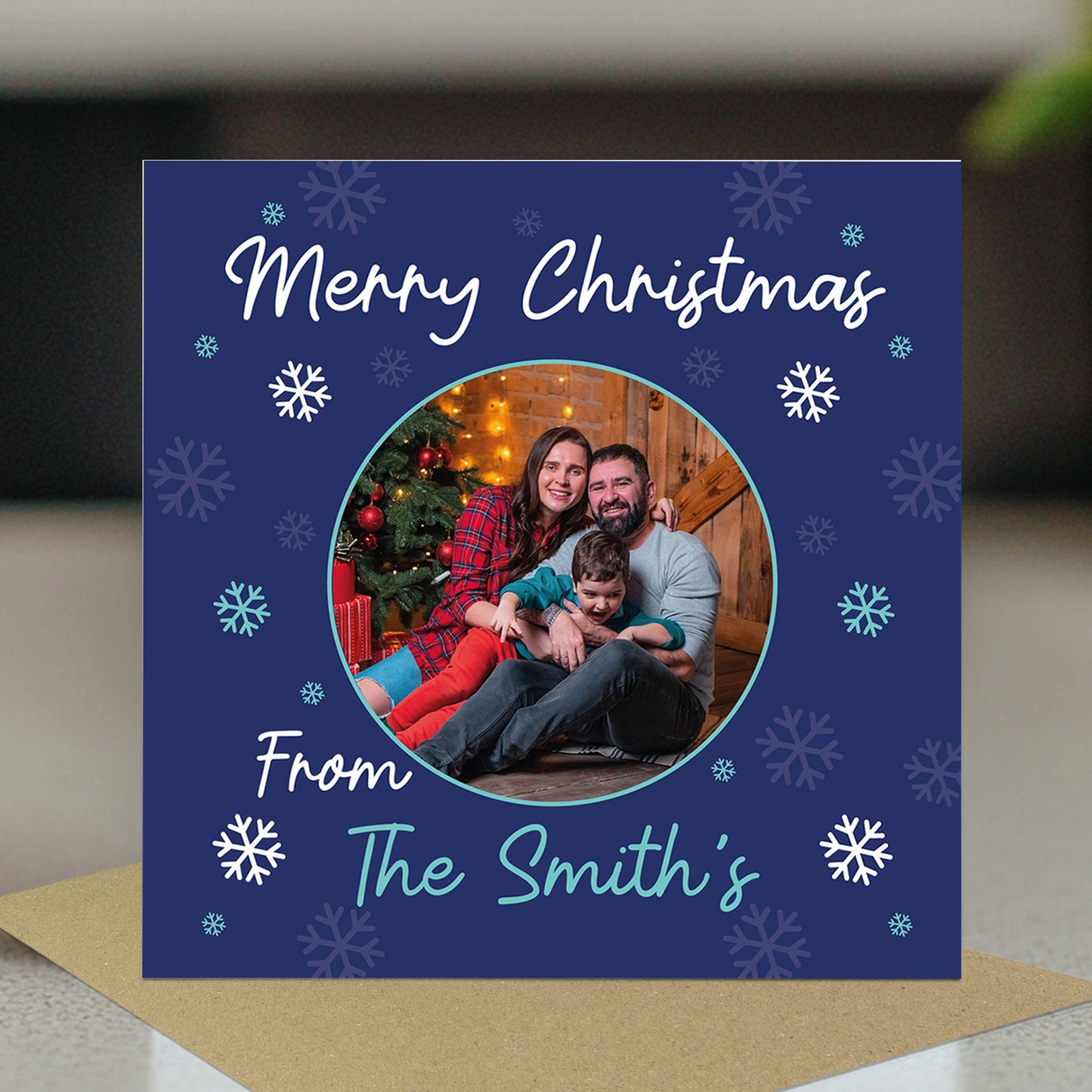 Personalised Photo Christmas Card For Family and Friends