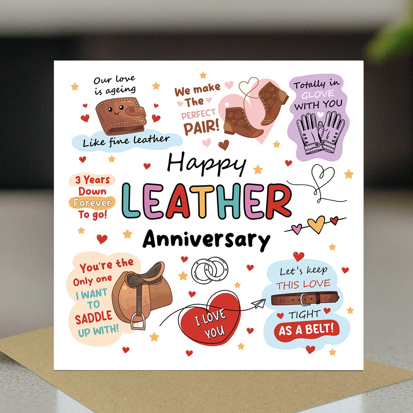 Funny 3rd Anniversary Card Wood Anniversary Cards For Husband