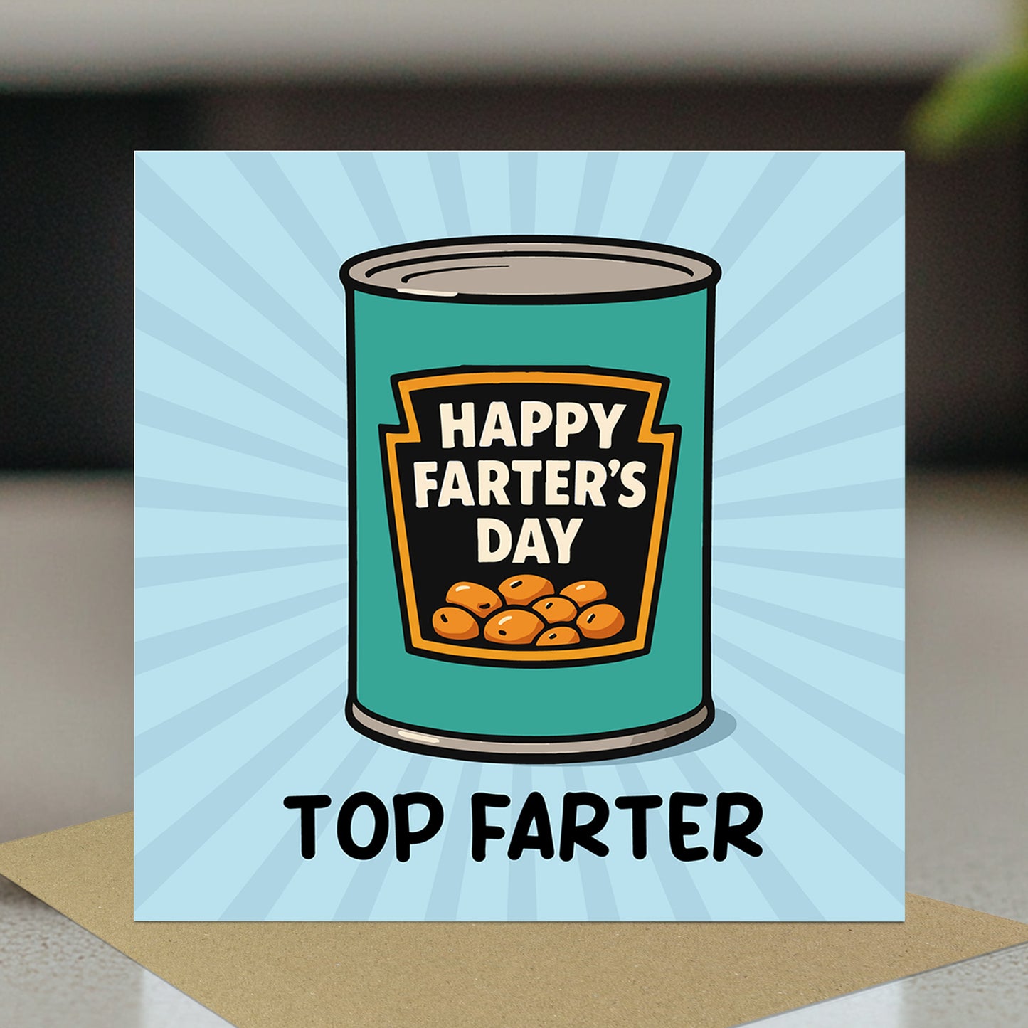 Funny Cards For Dad For Fathers Day TOP FARTER Dad Card