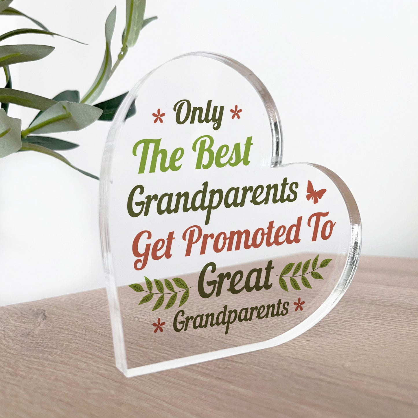 Nanny and Grandad Gift Acrylic Plaque Great Grandparent Gifts