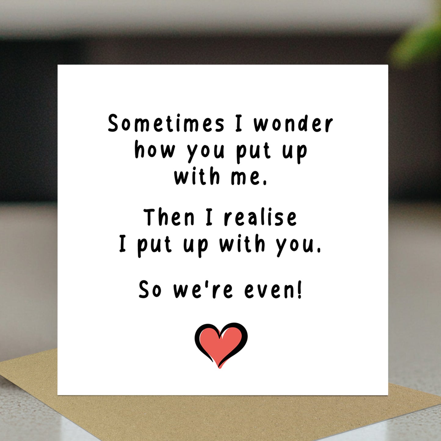 Funny Birthday Anniversary Card For Husband Wife Boyfriend
