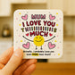 Mum Coaster I Love You This Much Mum Gift For Birthday Christmas