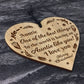 Christmas Gift For Auntie Thank You Heart Hanging Decoration
