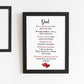 Special Gift For Dad Framed Print Thank You Gift For Dad