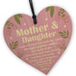 Mothers Day Card Wood Heart Bundle Mothering Sunday Card