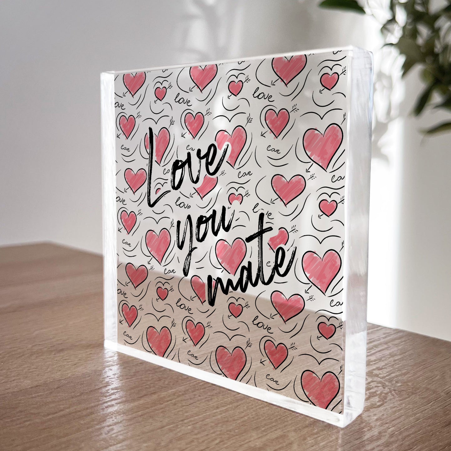 Best Friend Gift For Valentines Birthday Love You Mate Gift