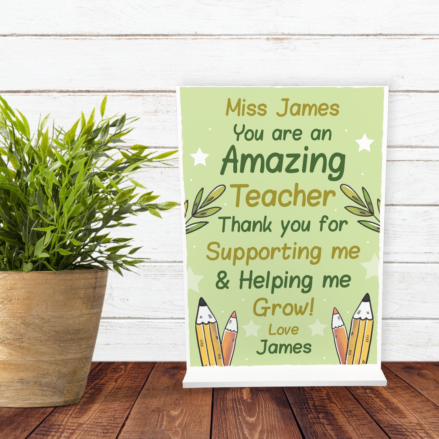 Personalised Teacher Gifts From Students Thank You For Teacher
