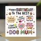 Birthday Card From The Dog Birthday Card For Best Dog Mum