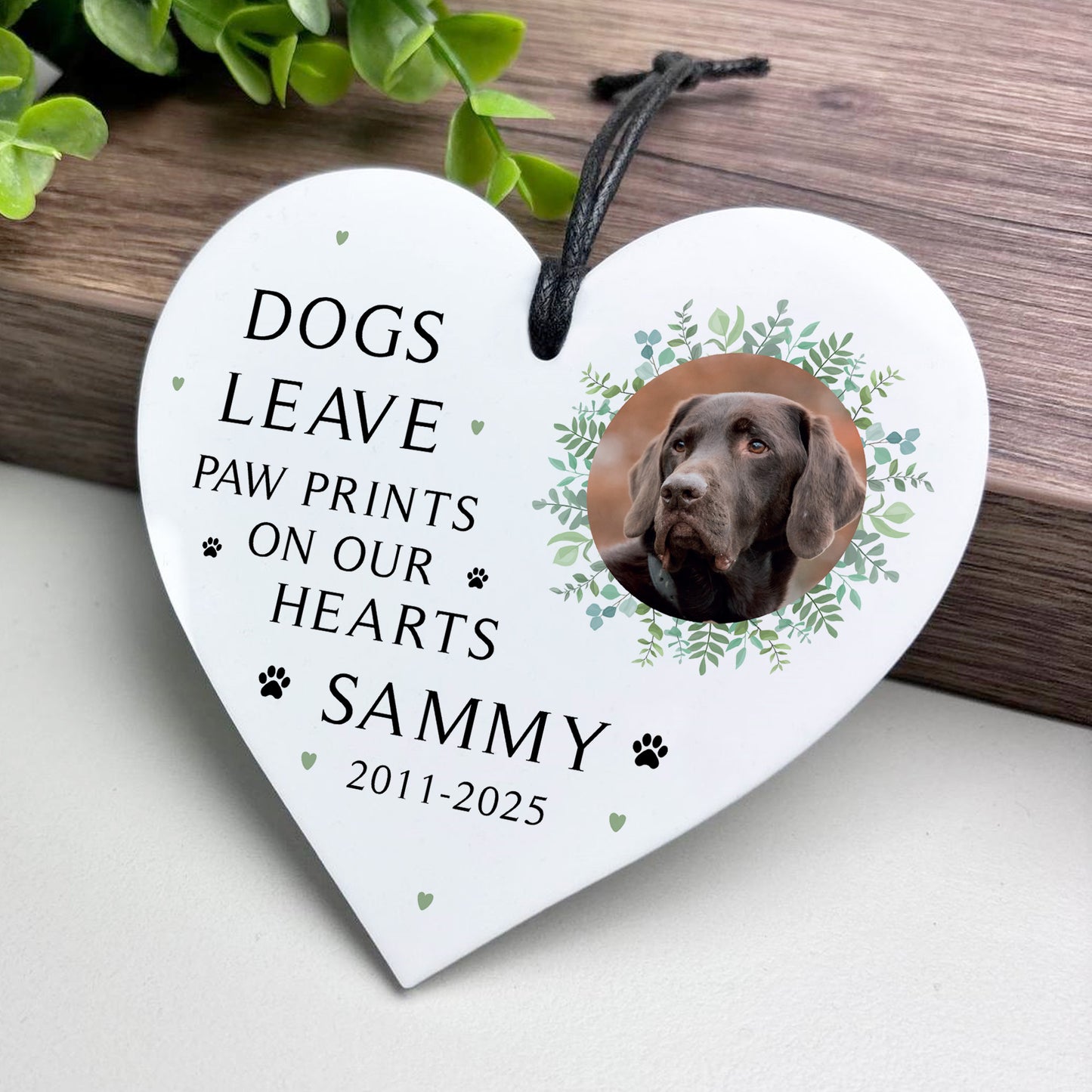 Personalised Dog Memorial Photo Plaque Gift For Dog Lover
