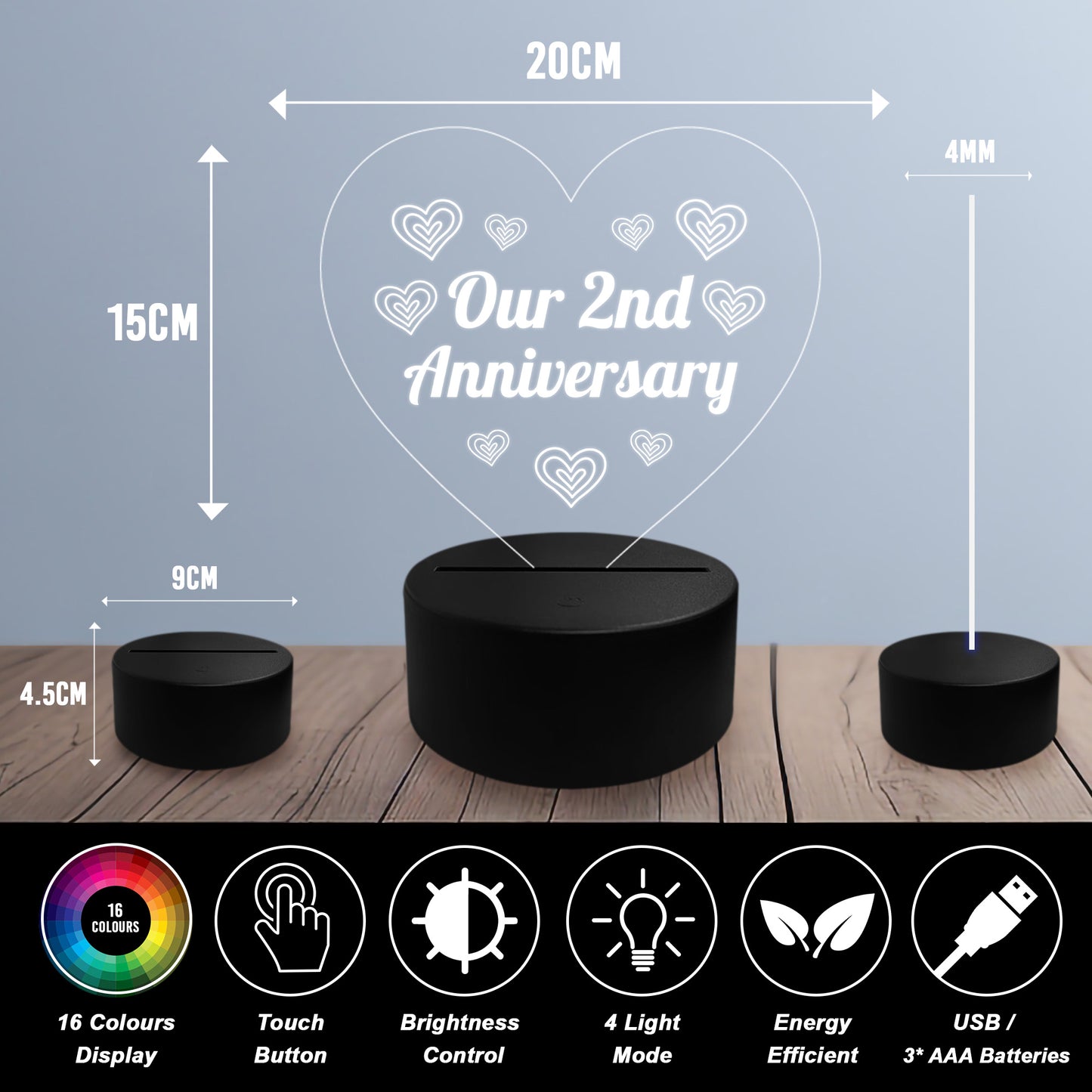 2nd Anniversary Gift For Boyfriend Girlfriend
