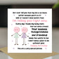 Novelty Card For Best Friend Birthday With Kraft Envelope
