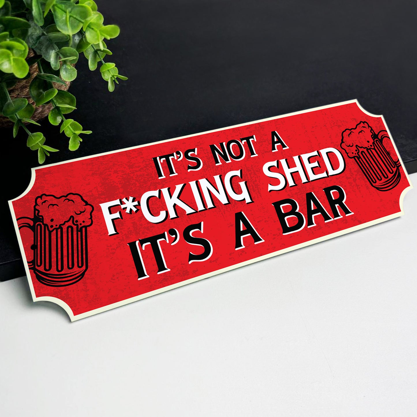 Shed Sign Novelty Home Bar Sign Garden Shed Wall Plaque Garage