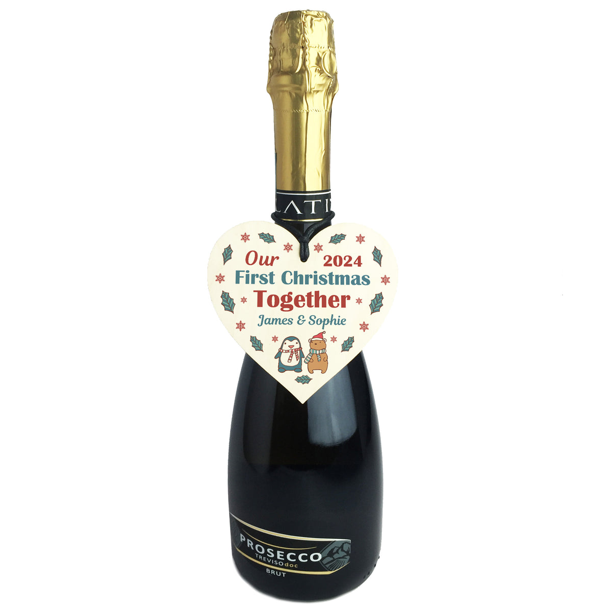 Novelty First Christmas Together Bauble Personalised Couple Gift