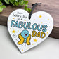 Funny Fathers Day Gift For Dad FABULOUS DAD From Daughter Son