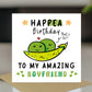 Funny Happy Birthday Card For Boyfriend With Kraft Envelope
