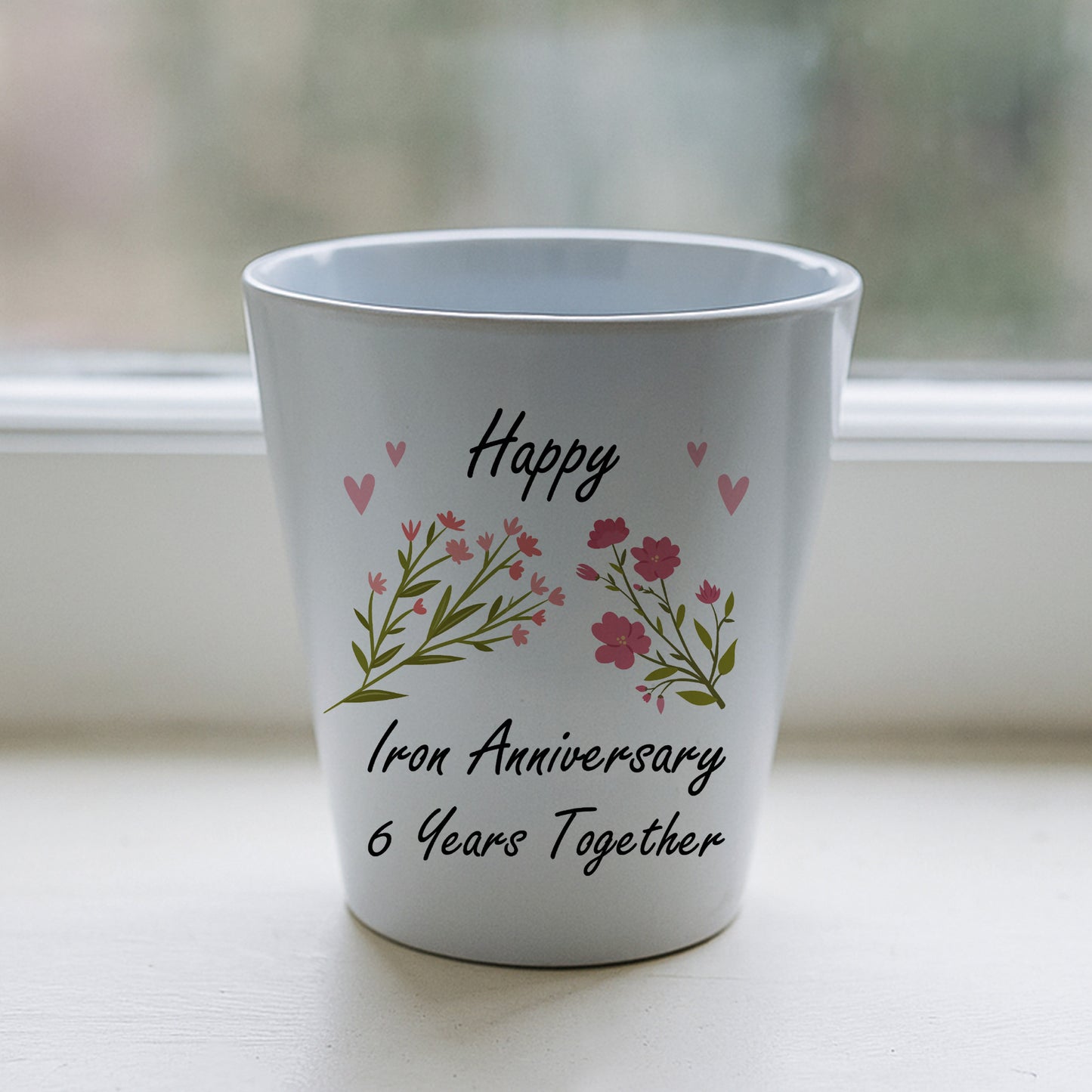 6th Wedding Anniversary Gifts For Wife Couple Gift Plant Pot