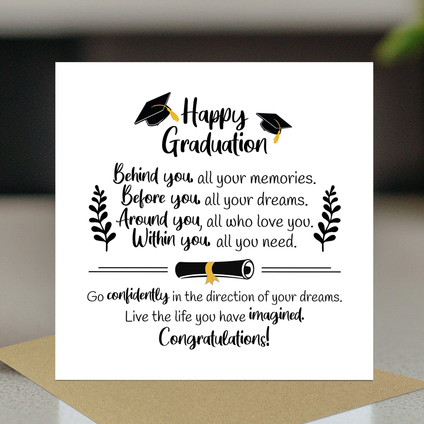 Happy Graduation Card For Daughter Son Grandson Granddaughter