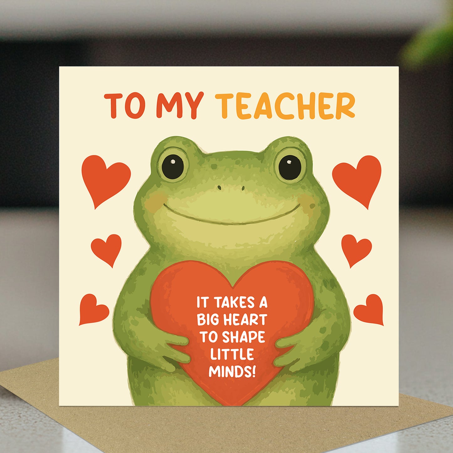 Thank You Card For Teachers End of Term Leaving School Nursery