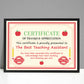 Gift For Best Teaching Assistant Leaving School Nursery Gift