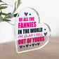 Funny Gift For Mum For Christmas Birthday Acrylic Heart Plaque