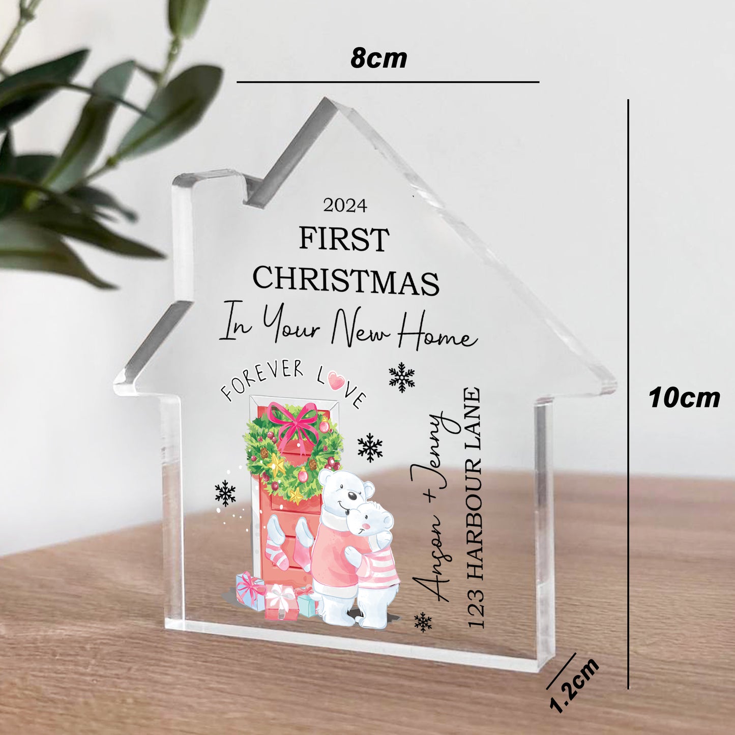 1st Christmas In Your New Home Personalised House Warming Gifts