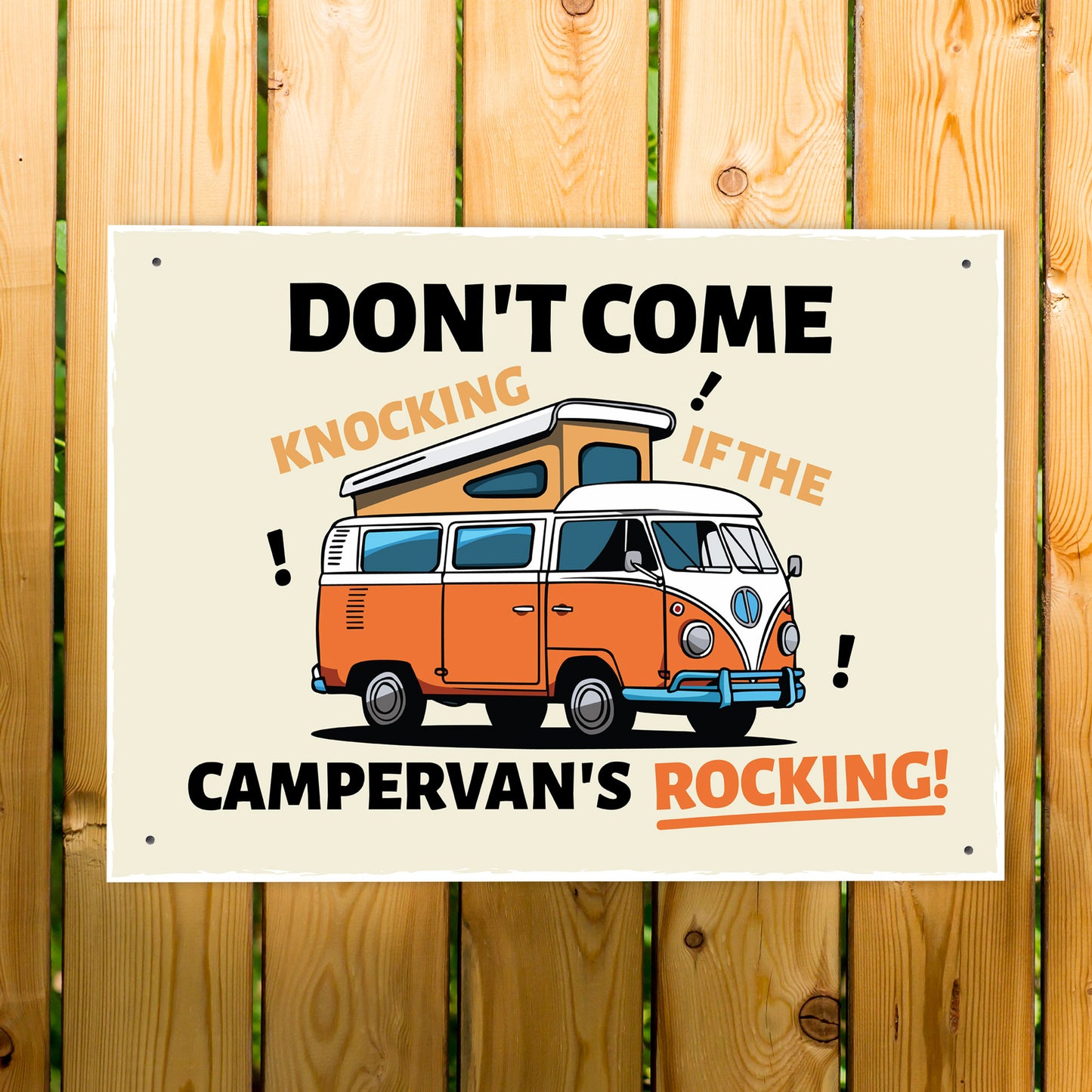 Funny Campervan Sign Dont Come Knocking Sign Campervan Decor