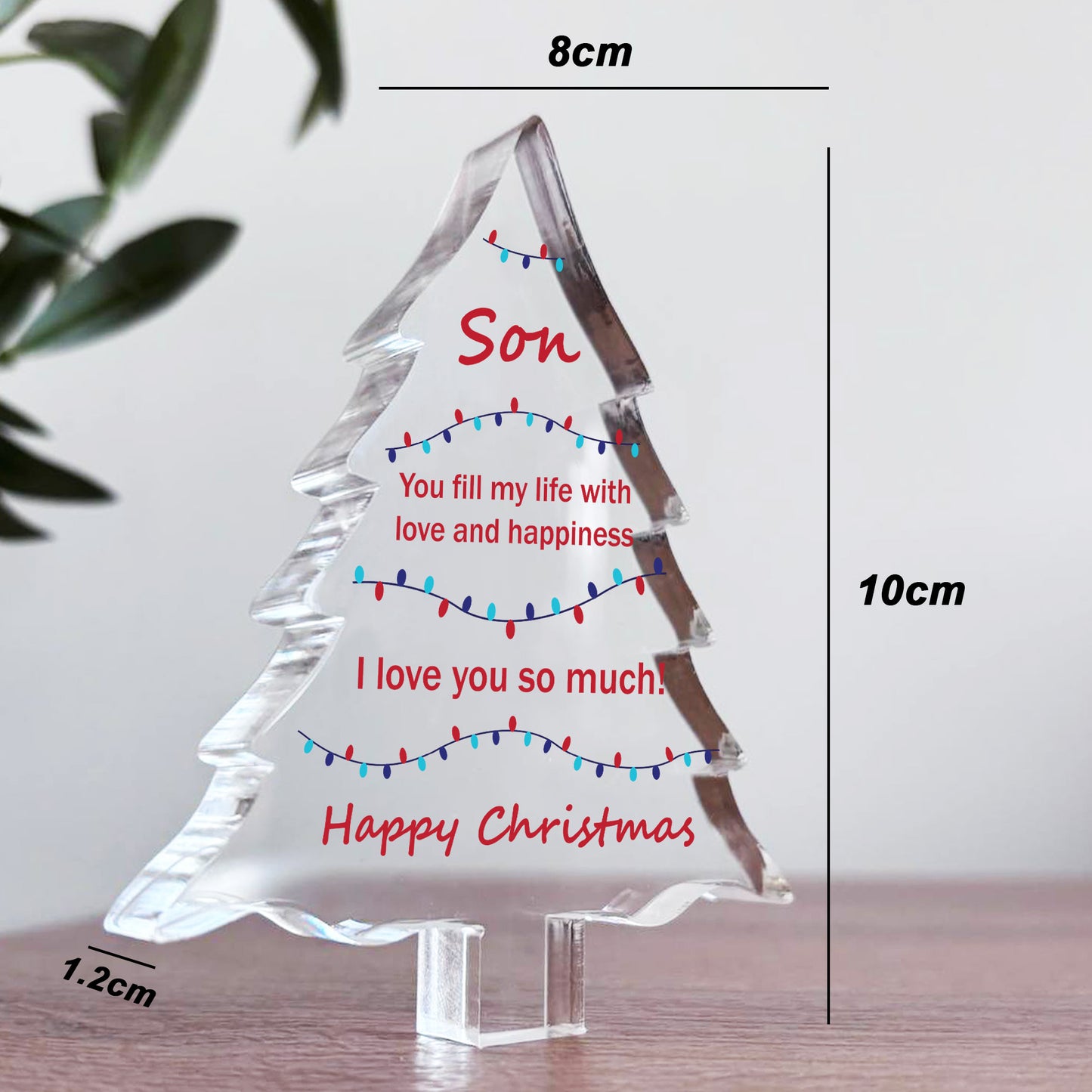 Gift For Son Acrylic Plaque Son Gifts Christmas From Mum Dad
