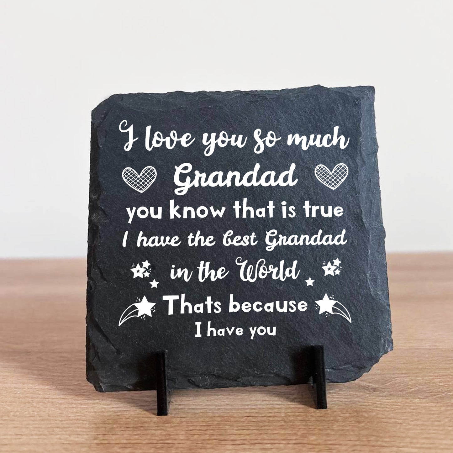 Grandad Gifts from Grandchildren Slate Plaque Birthday Christmas