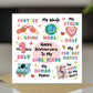 Happy Anniversary Card For Girlfriend Kraft Envelope