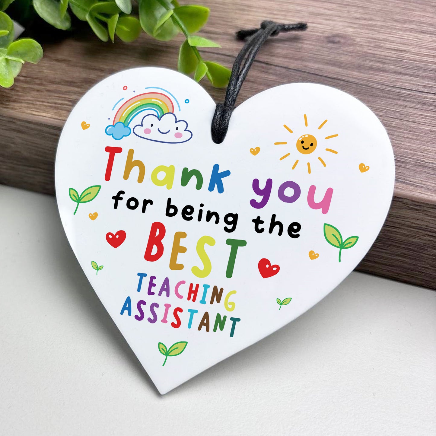Gift For BEST TEACHING ASSISTANT Gift For Him Her TA Plaque
