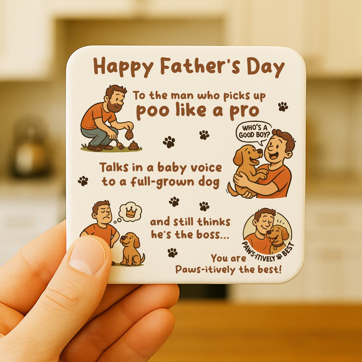 FUNNY Fathers Day Gift From The Dog Fathers Day Gift For Dog Dad