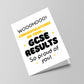 Congratulations Card For Results Day Fun GCSEs Card For Daughter