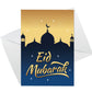 Eid Mubarak Cards Pack of 6 Ramadan Greetings Card For Family