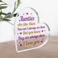 Auntie Plaque Aunties Are Like Stars Thank You Gift For Her