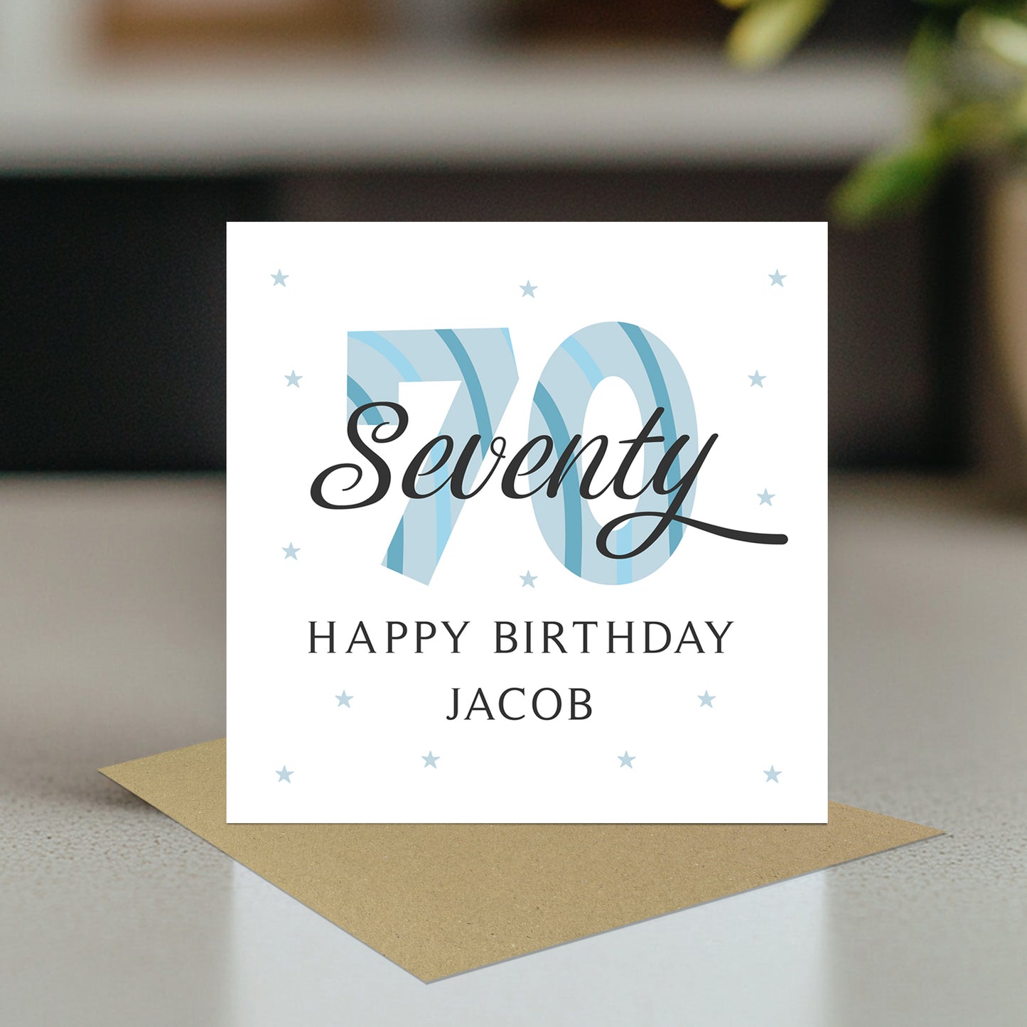 Personalised 70th Birthday Cards For Men Dad Grandad Uncle