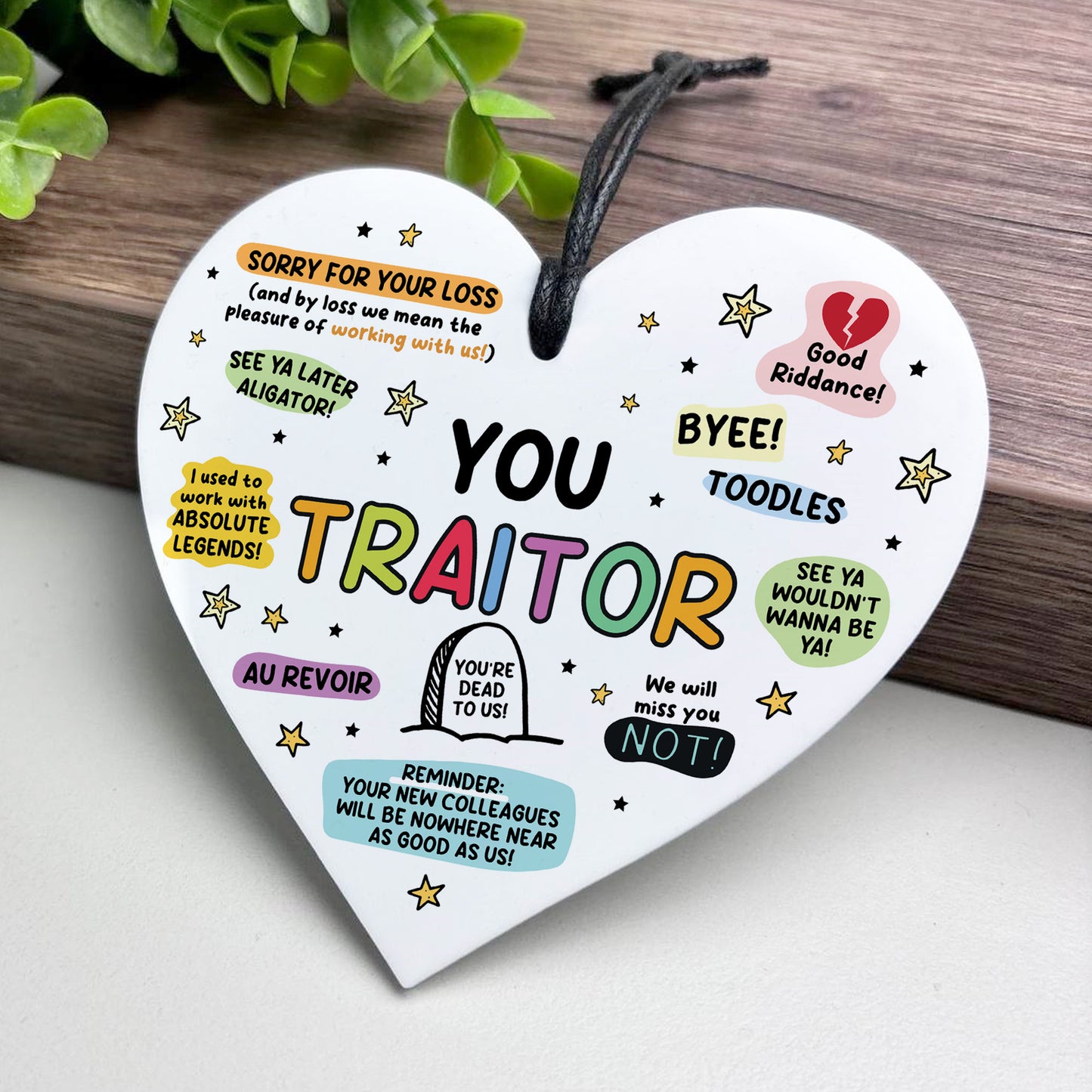 Funny Gift For Colleague You Traitor Hilarious New Job Gifts