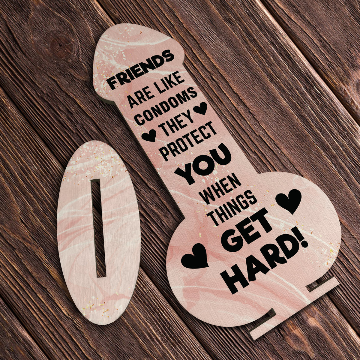Funny Rude Friendship Plaque Novelty Christmas Birthday Gift