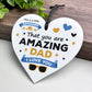 Gift For Dad For Fathers Day Birthday Amazing Dad Plaque Gift