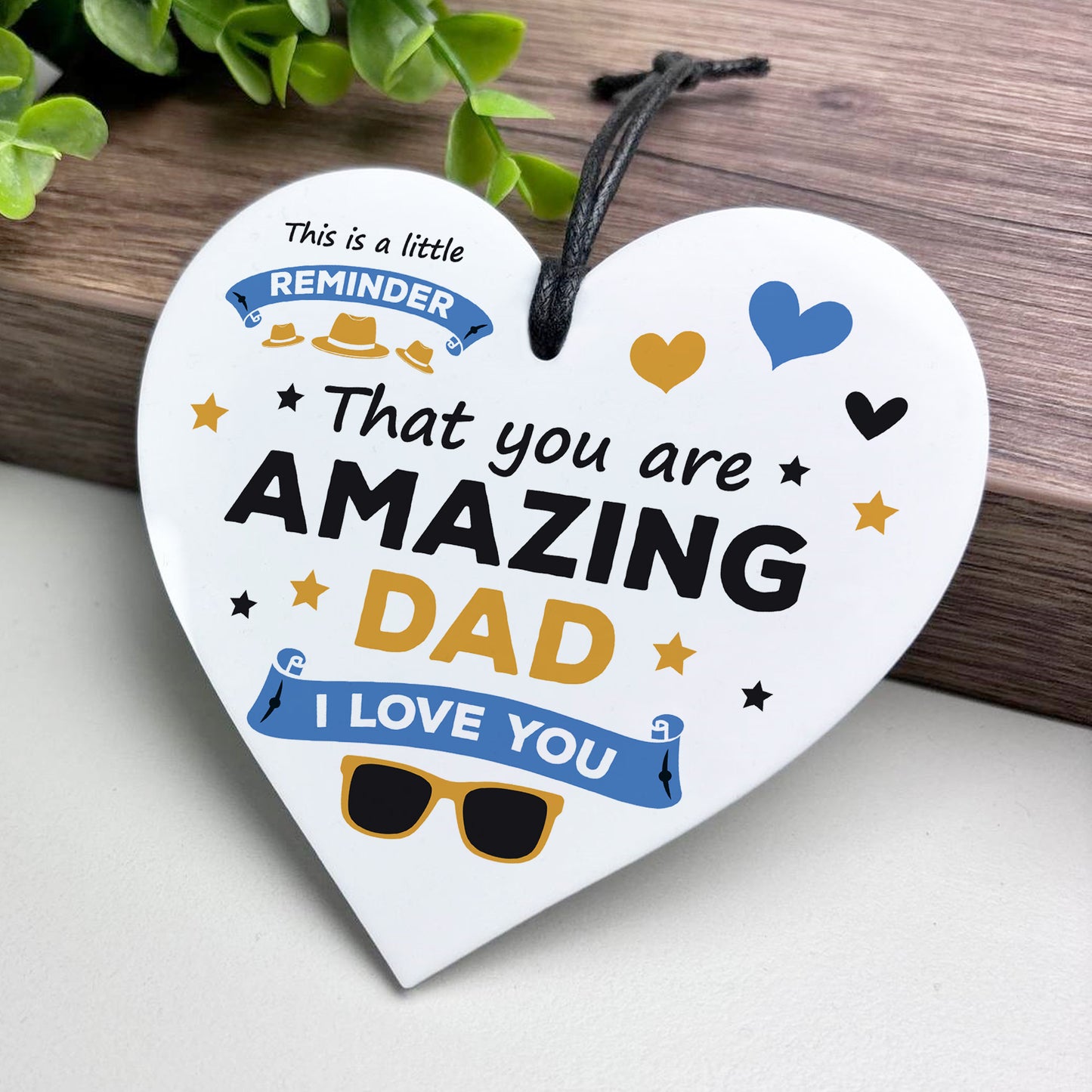Gift For Dad For Fathers Day Birthday Amazing Dad Plaque Gift
