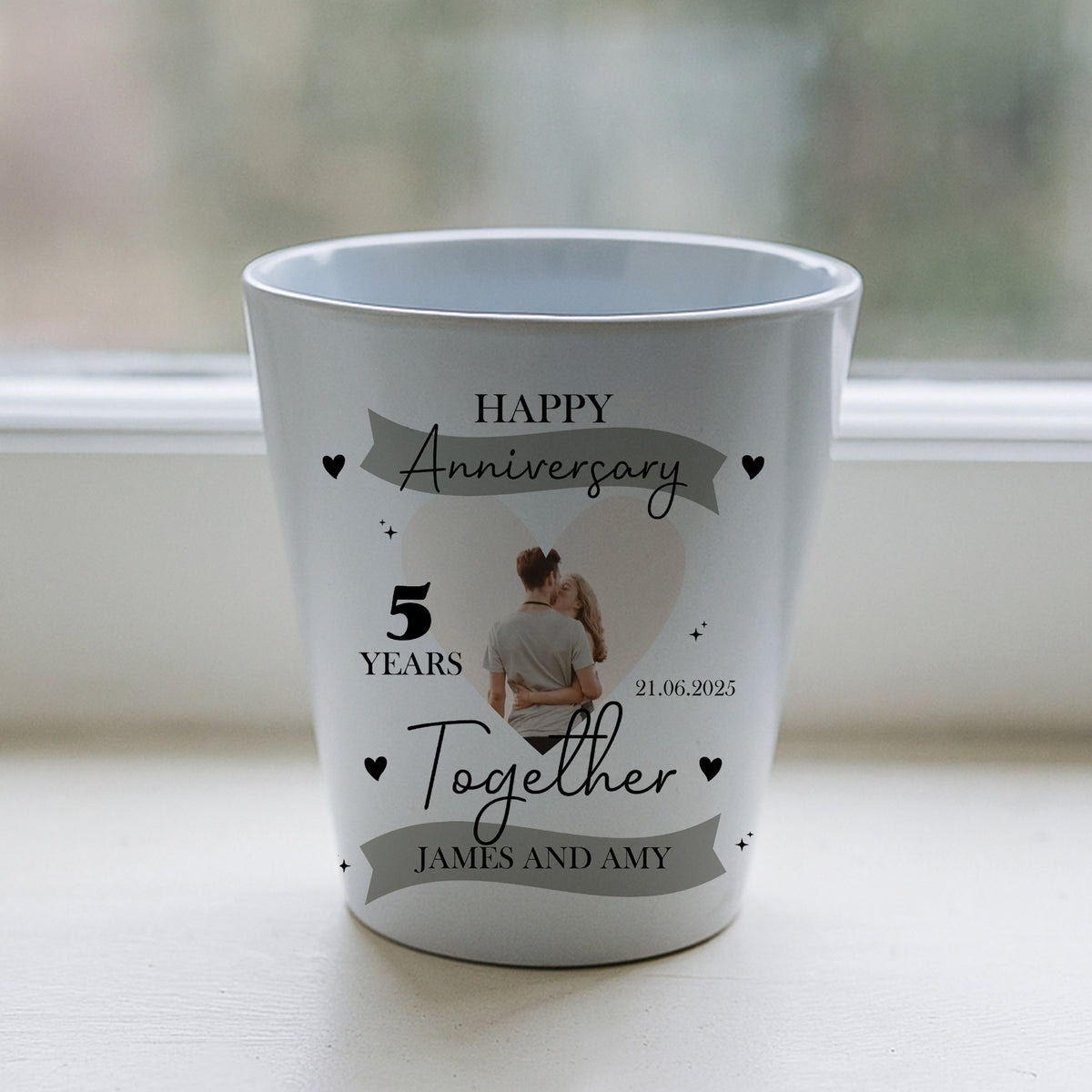 Personalised 5th Anniversary Gift Husband Wife Girlfriend