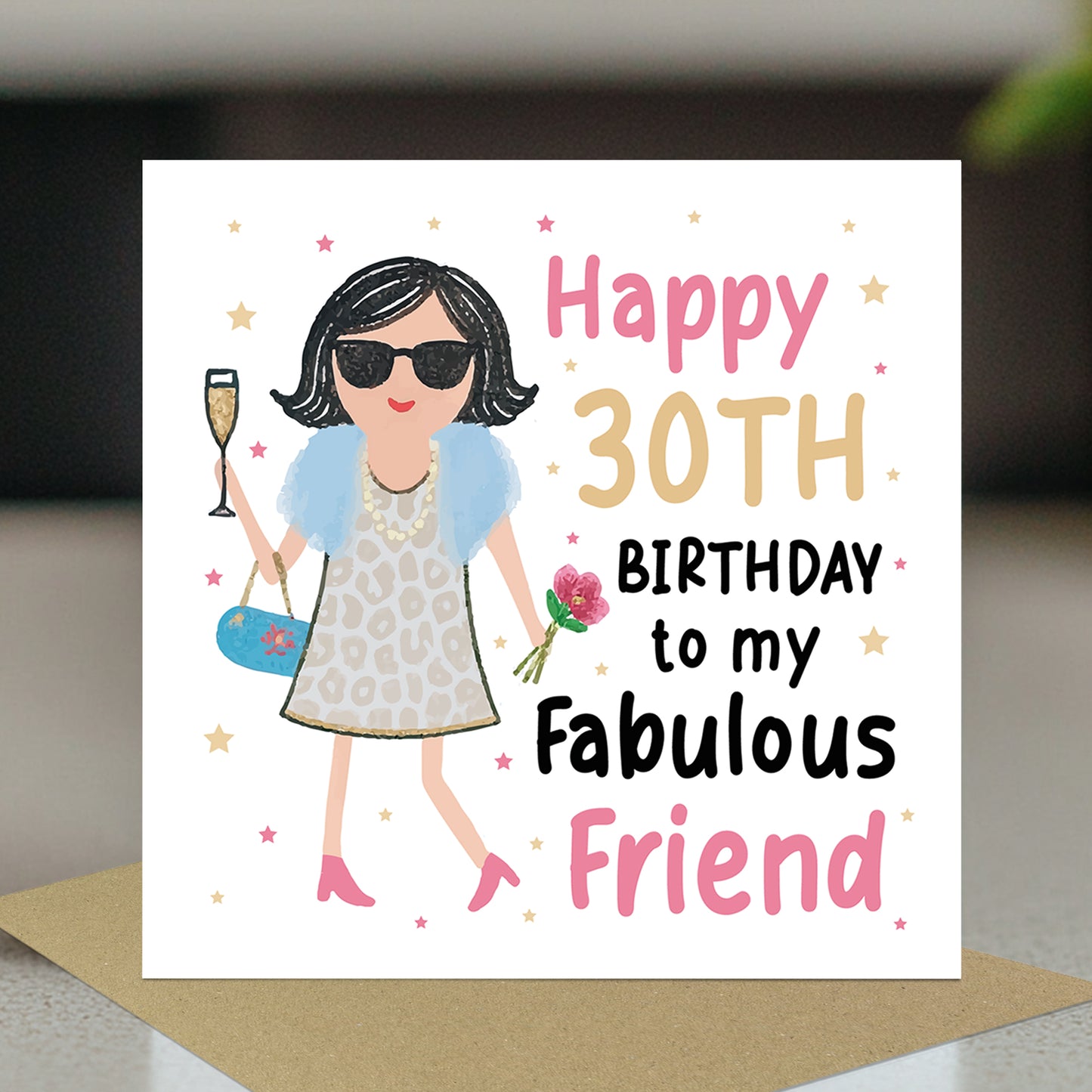 30th Birthday Card For Fabulous Friend Best Friend Card For 30th