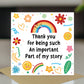 Teacher Thank You Card End of School Term Appreciation Card